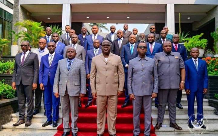 RDC : Le Président Félix Tshisekedi a reçu une délégation de gouverneurs et vice-gouverneurs de provinces nouvellement élus